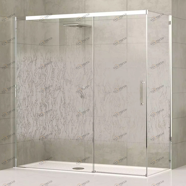 Душевой уголок 180x90 ROSE ROSSE PH+F Novellini ROSE ROSSE с принтом Rose 2 ROSEPH17757KROSEFH8857K