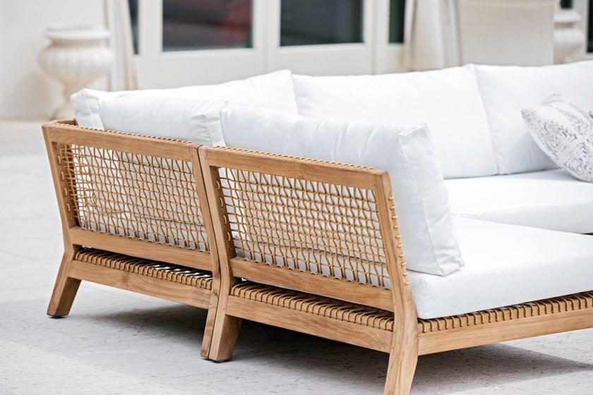 cbdesign Двойной центральный модуль для модульного дивана из тика Vienna Tj 386 - Вид №4