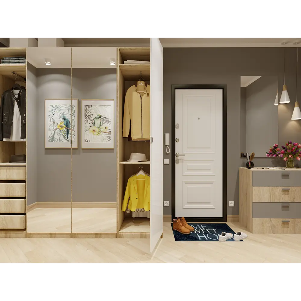 Фасад для комода 79.6x22x1.6 см ЛДСП цвет графит Santreyd STLM-2155610 - Вид №3