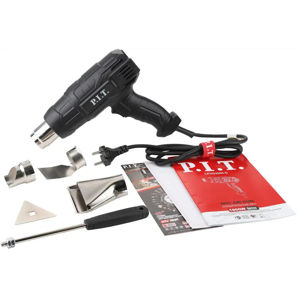 Фен технический сетевой P.I.T. LPHG2000-D, 1800Вт STLM-2090570 - Вид №14