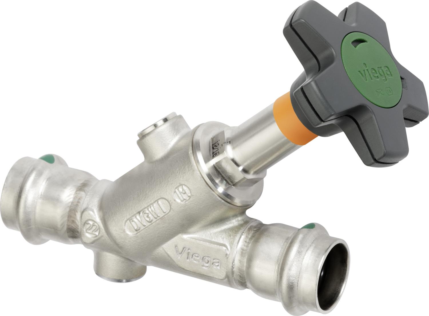 Viega Наклонный вентиль CRV Easytop Inox 2338.5 (757984) 757 984 - Вид №2