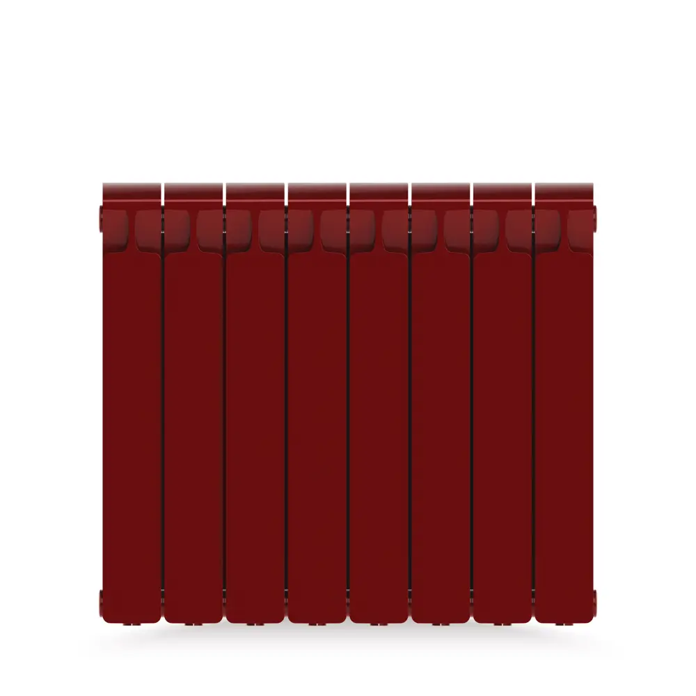 Радиатор секционный Rifar Monolit M50008RAL3011 500/100 8 секций боковое подключение биметалл бордо 82560812 STLM-2142481