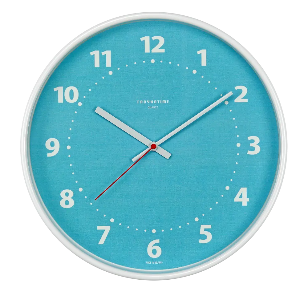 Часы настенные, цвет голубой, диаметр 30 см Santreyd STLM-2086465