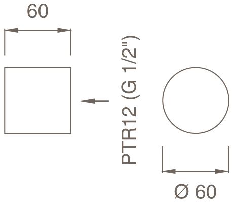 Ceadesign Настенный гидропрогрессивный смеситель Opus Ops 38 - Вид №2