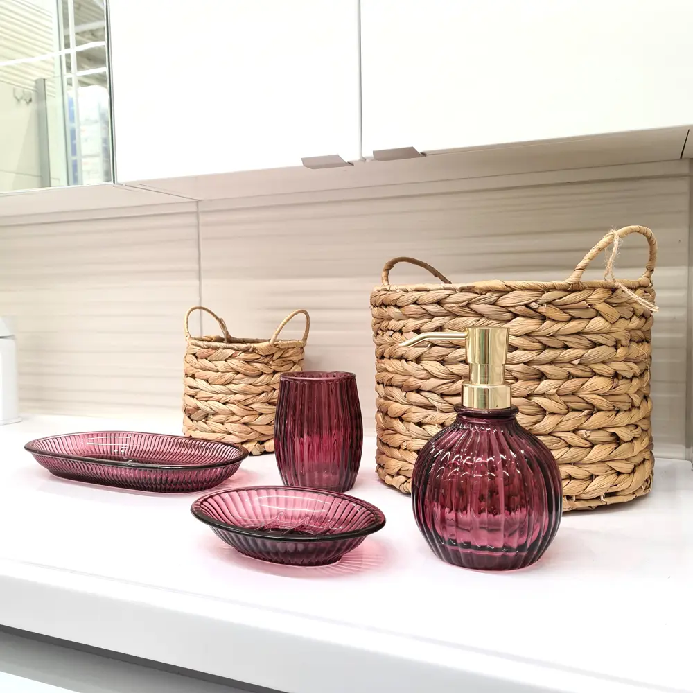 Дозатор для жидкого мыла Vidage Amatista цвет красный STLM-2173202 - Вид №2