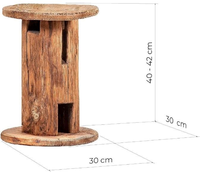 Arrediorg.it® Низкий табурет из сосны Woodside Ah307 flower stand  - Вид №1