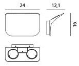 Rotaliana Настенный светильник из алюминия Tide sun-id-1457642 - Вид №3