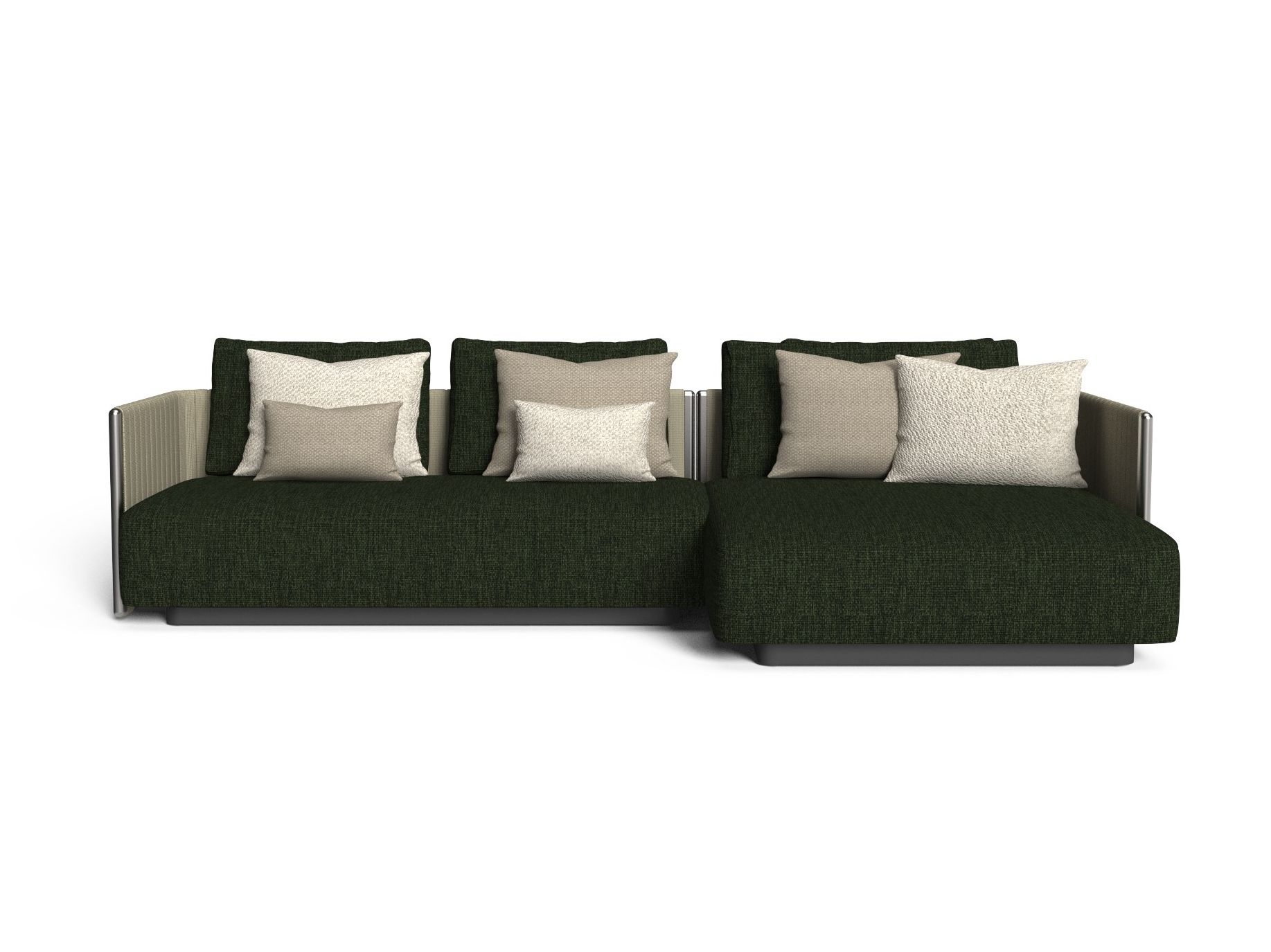 Ткань сад диван с полуостровом Talenti Джордж ARCH-00007070 - Вид №1