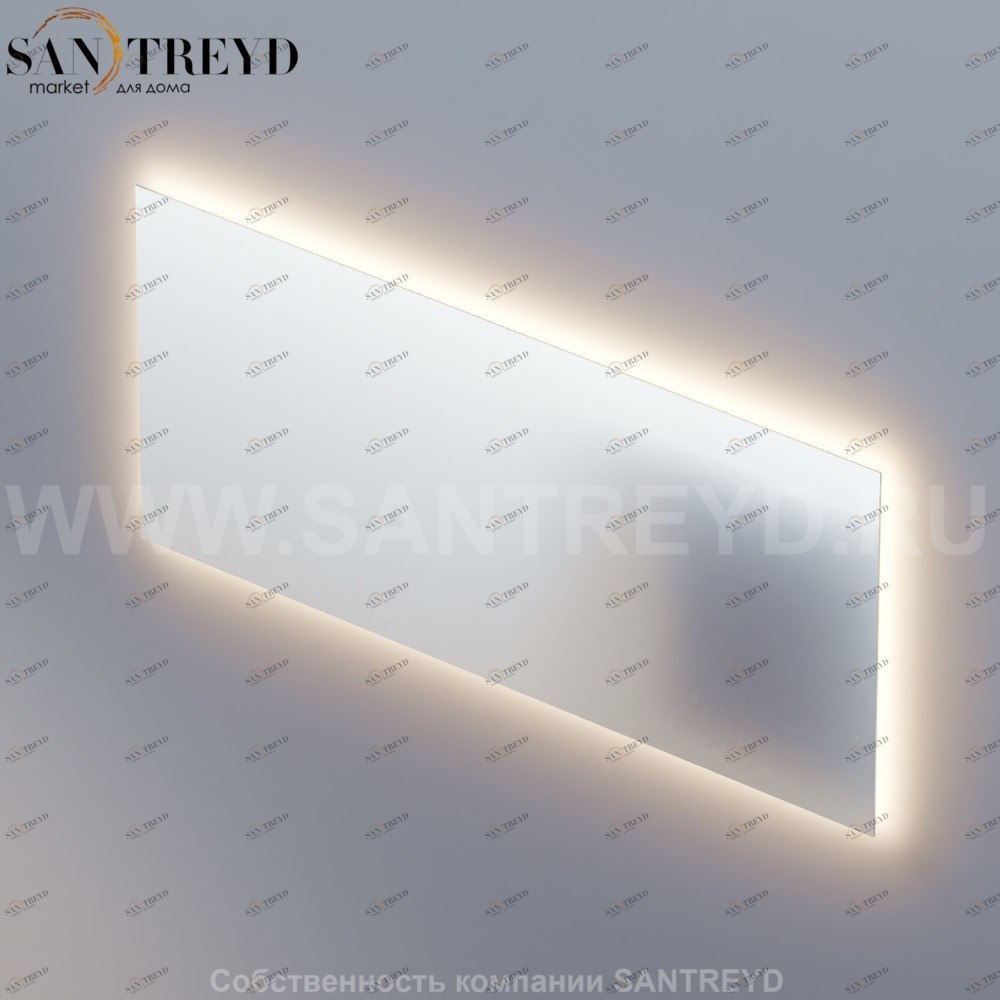 EVOLUZIONE Прямоугольное зеркало NUDO с подсветкой ASPE1406 Agape