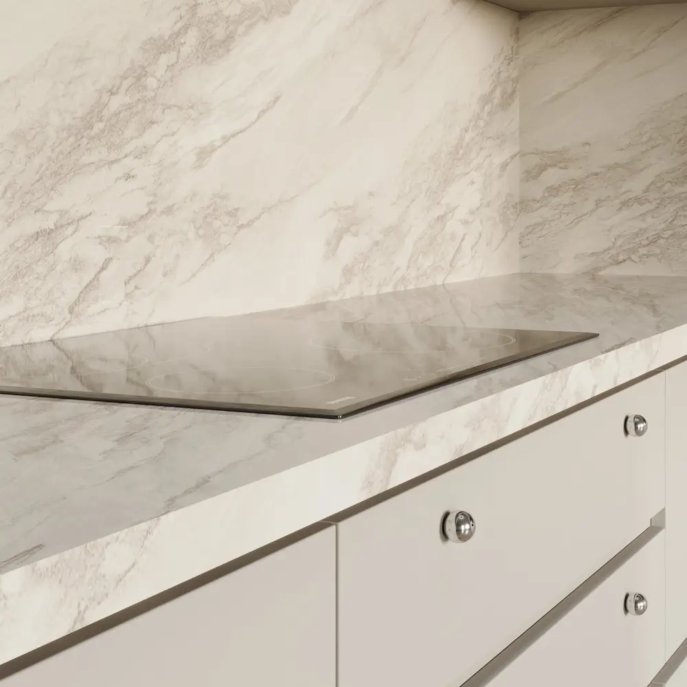 Кромка с клеем для столешницы Стоун 42 мм 2.4 м цвет бежевый KONSENSA STLM-2008565 - Вид №2