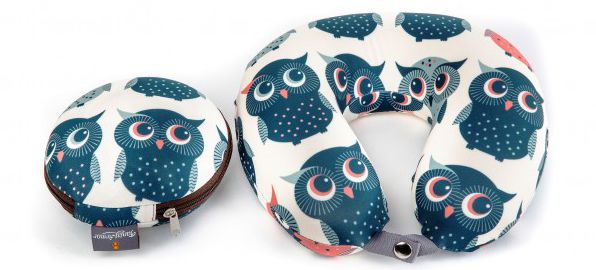 FTS_PIL_407 Подушка для путешествий Совушки Memory Foam Fancy Armor Аксессуары - Вид №1