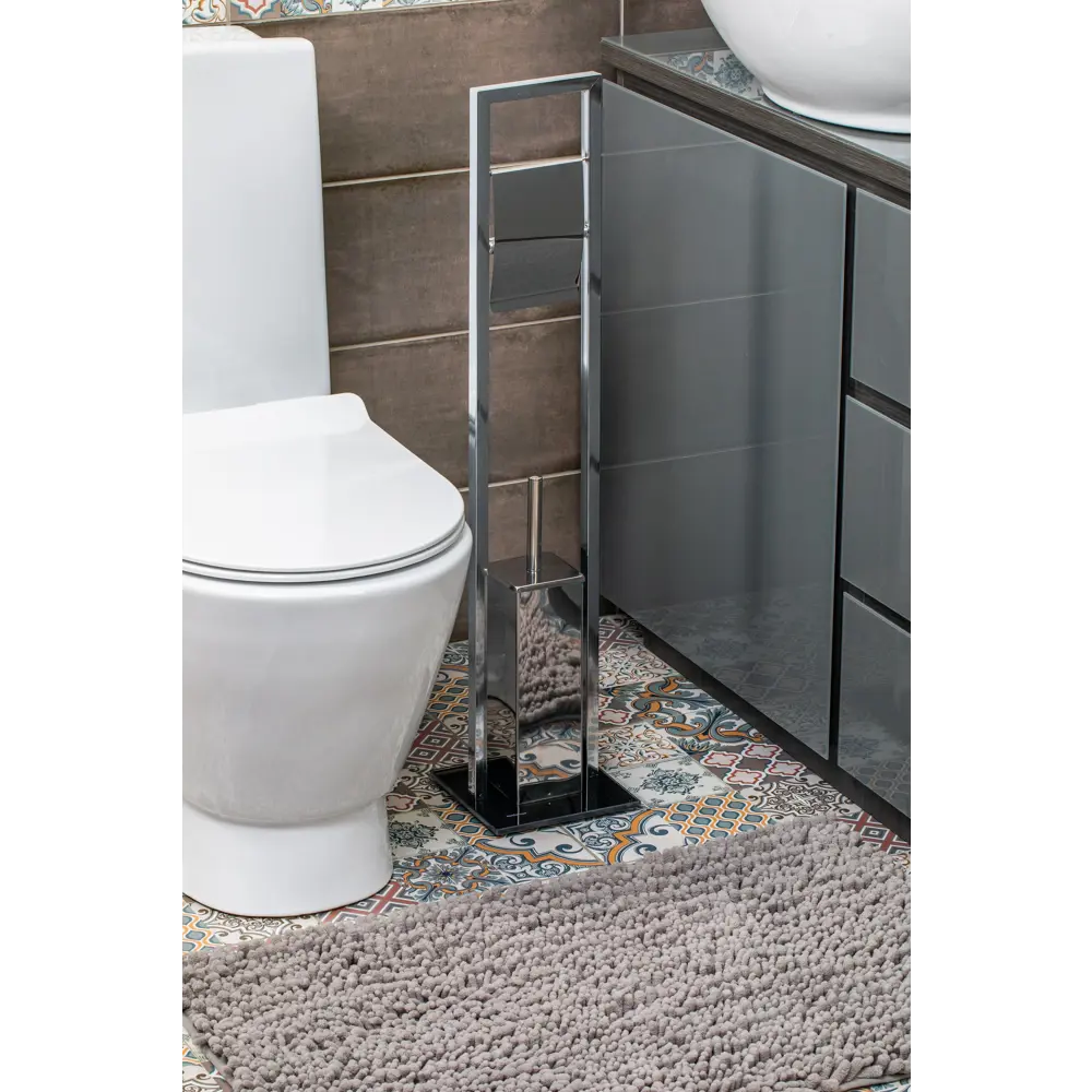 Ёршик-стойка с полочкой для мобильного телефона BRISSEN SWFL-212BK STLM-2122470 - Вид №4