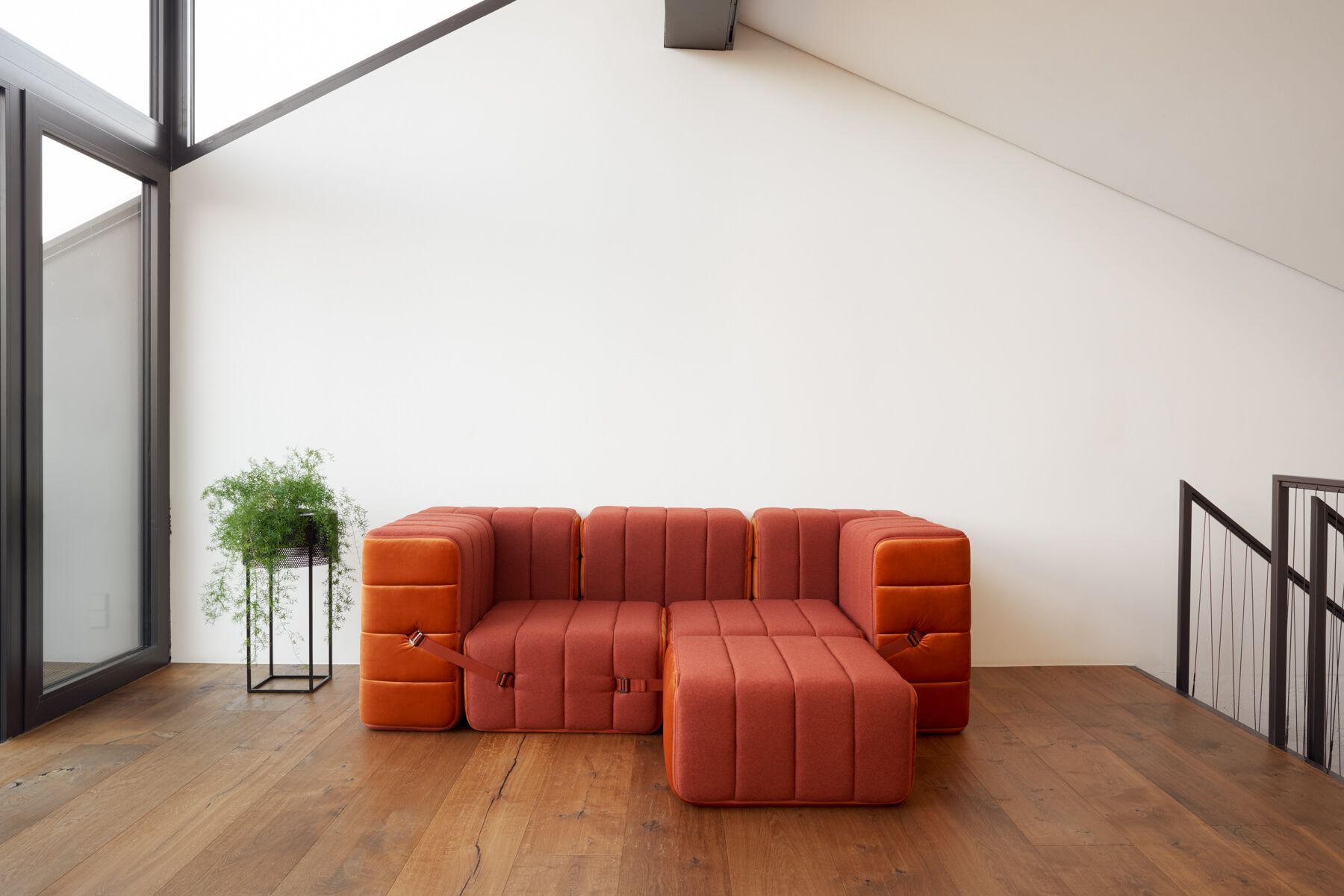 Квадратный пуф из ткани AMBIVALENZ Curt ARCH-00019815 - Вид №26