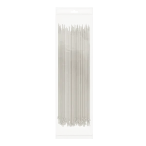 Крепежный хомут 3.5x300 мм нейлон цвет белый 100 шт.