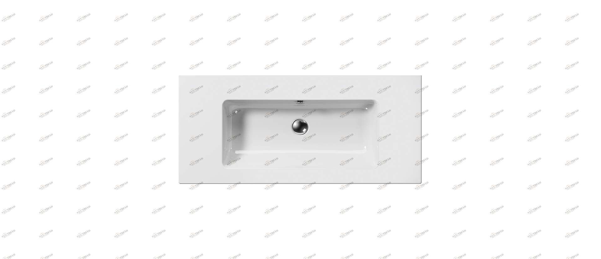 8844111 Подвесная раковина настенная овальная GSI ceramica Pura белая