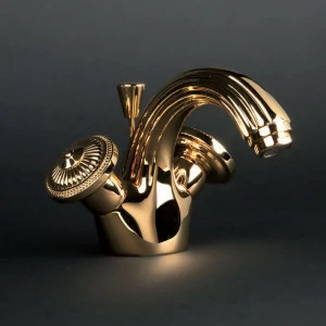 C40-1101 C40-1101 Смеситель для раковины на одно отверстие БОНРОШ Cristal & Bronze BONROCHE