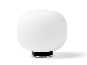 Настольная лампа из опалового стекла с диммером