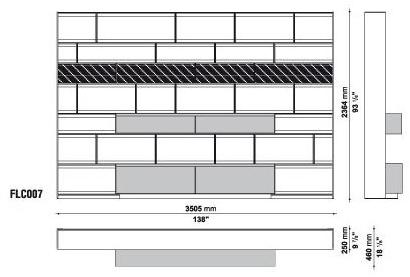 B&B Italia Модульный открытый книжный шкаф Flat.c sun-id-1463765 - Вид №28