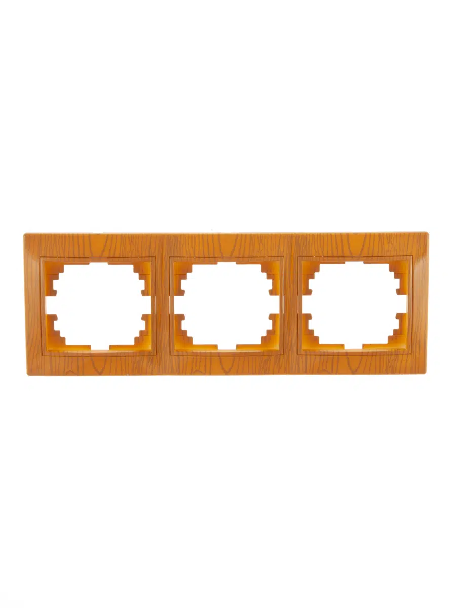 MIRA Рамка 3-ая горизонтальная ольха LEZARD 701-0700-148