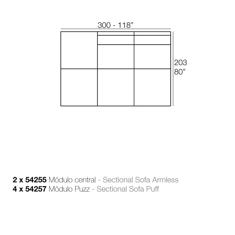 070351 Пуф Pixel Vondom PIXEL - Вид №1