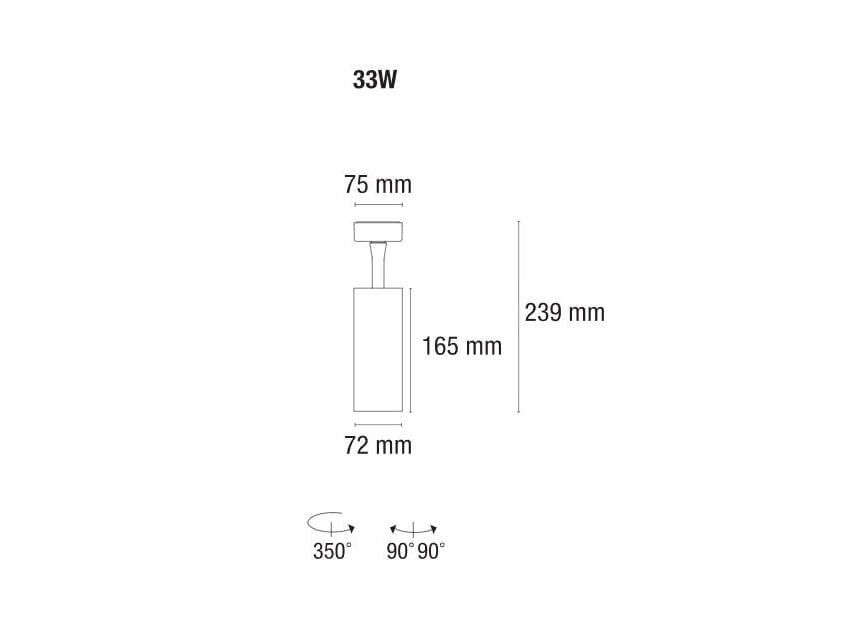 Регулируемый потолочный светодиодный прожектор PAN Slim ARCH-00149872 - Вид №6