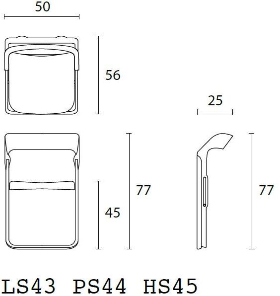 Casamania & Horm Складной стул из полипропилена sun-id-1404951 - Вид №15