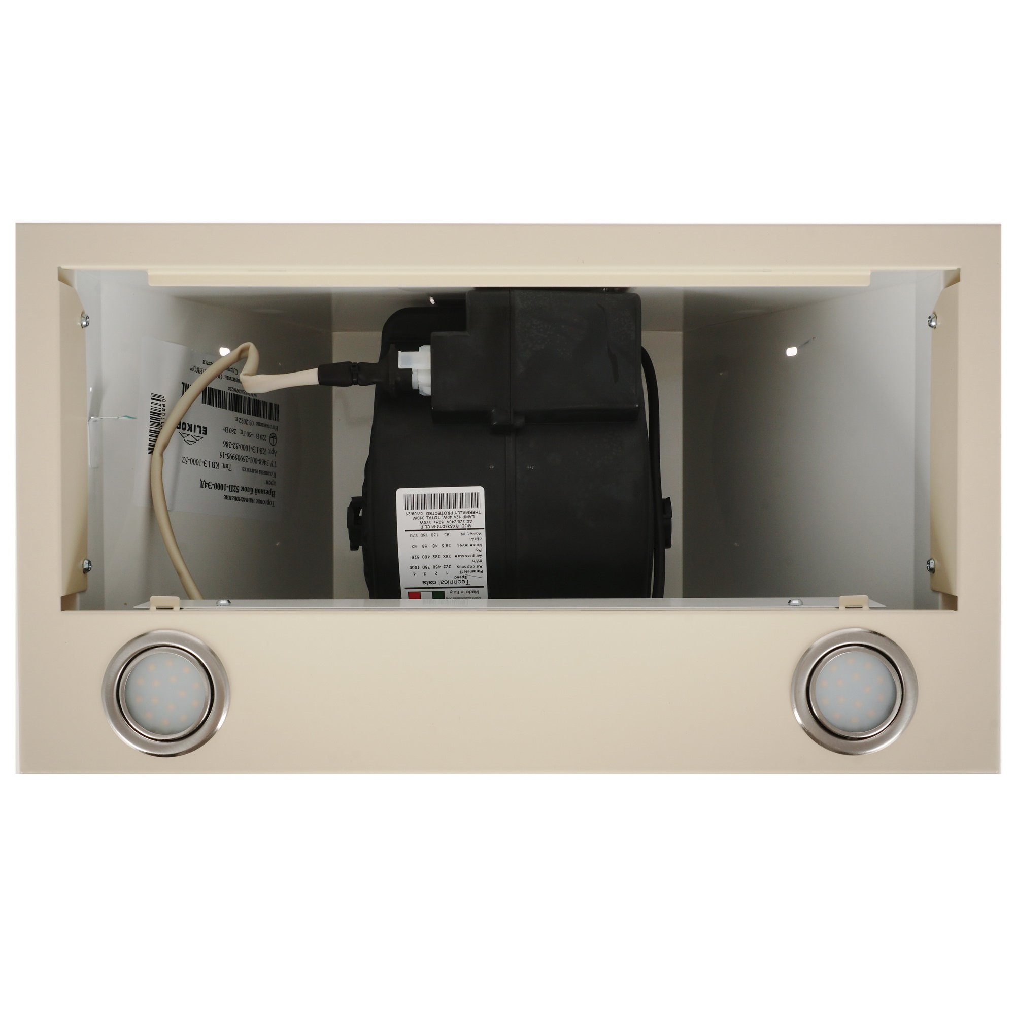 8120731 Вытяжка полновстраиваемая ELIKOR 52П-1000-Э4Д бежевый STDN-0092207 - Вид №6