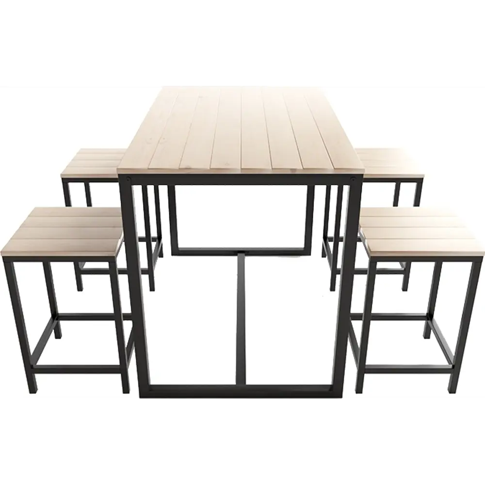 Комплект садовой мебели «Марсель» 1 стол и 4 табурета Santreyd 5 STLM-2050084 - Вид №1