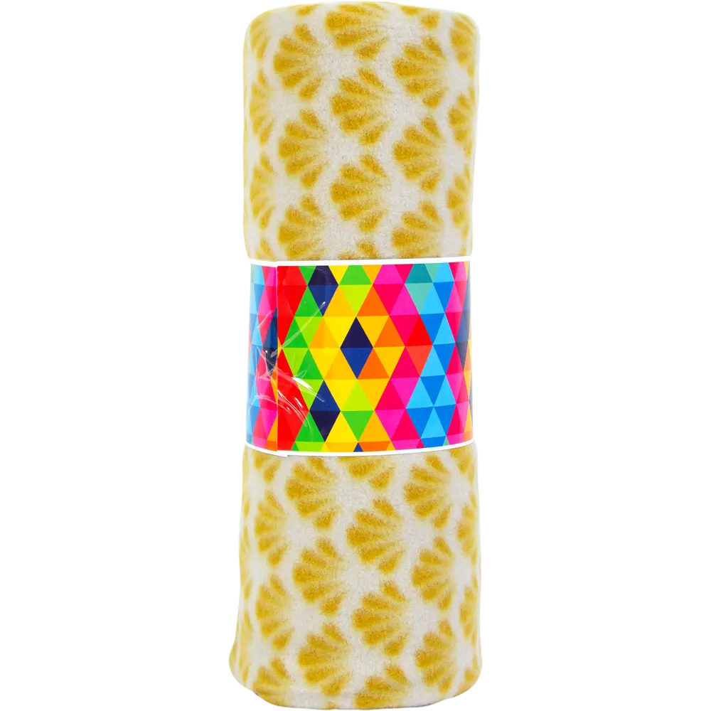 Плед «Ottavia», 140х200 см, флис, цвет жёлтый Santreyd STLM-2121370