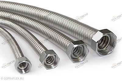 Гибкая подводка из нержавеющей стали 2 1/2 дюйма, GF65/1000 Flexible hose Россия 