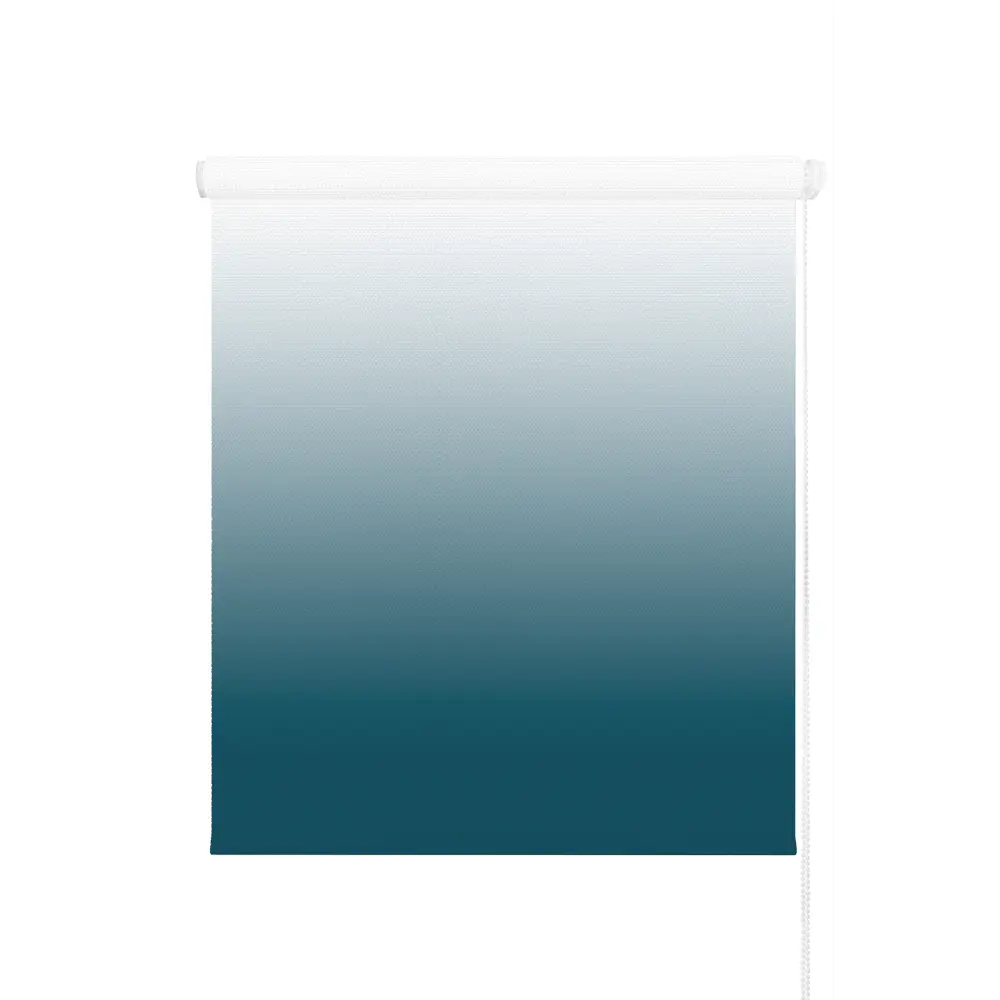 Штора рулонная Градиент 55x170 см цвет сине-белый DOMLEGRAND STLM-2056731