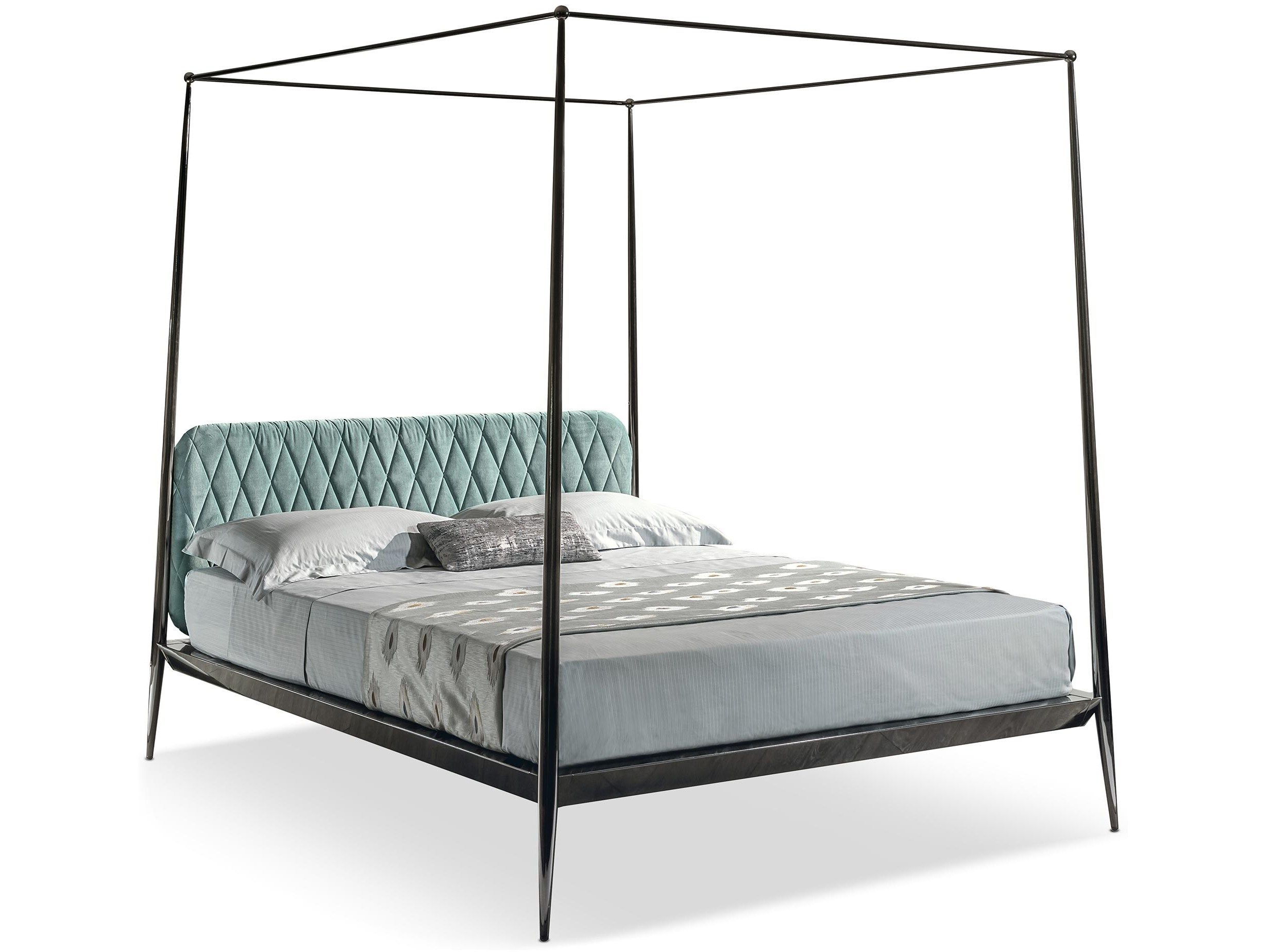 Двуспальная кровать с балдахином и мягким изголовьем Cantori URBINO ARCH-00048648