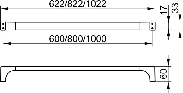 11101010800 Полотенцедержатель KEUCO Edition 11 - Вид №3