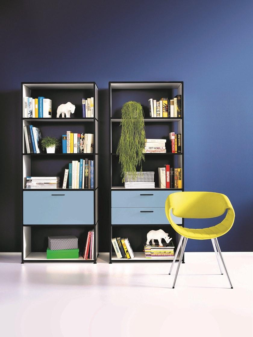 Bosse Модульный офисный книжный шкаф из металла Black edition sun-id-1372993 - Вид №1