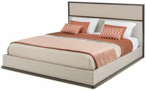 FRATO Кожаная кровать King size с высоким изголовьем Kent