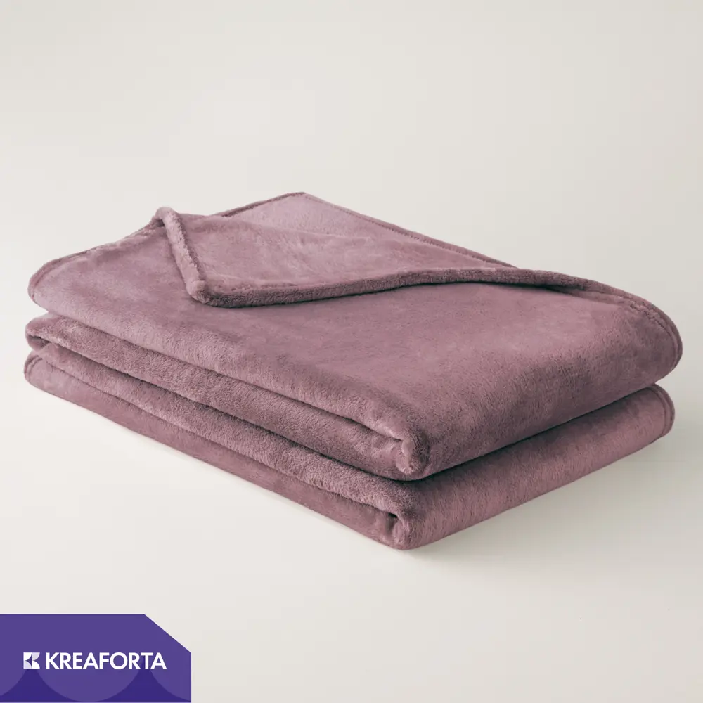 Плед KREAFORTA Flandria 200x220 см фланель цвет лаванда STLM-2126053 - Вид №1