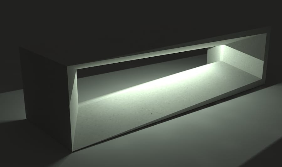 Скамья со встроенным освещением без спинки Viscio Urban Design PANCA LAMP ARCH-00144057 - Вид №1