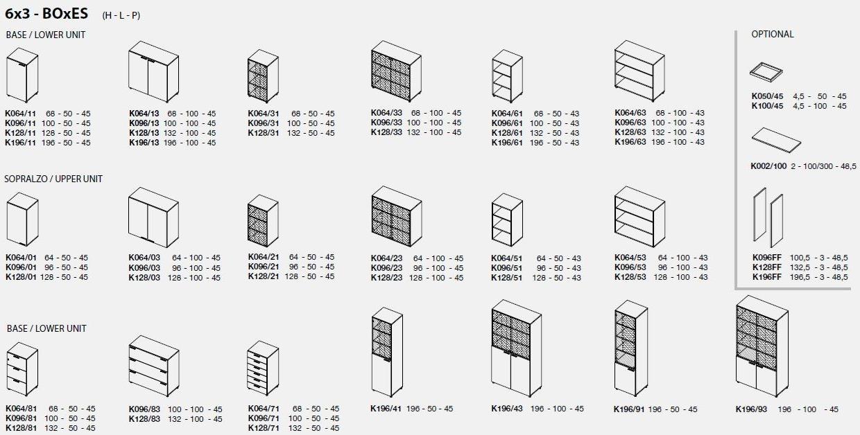 Ultom Низкий офисный шкаф для хранения вещей с распашными дверцами Boxes sun-id-1387296 - Вид №2