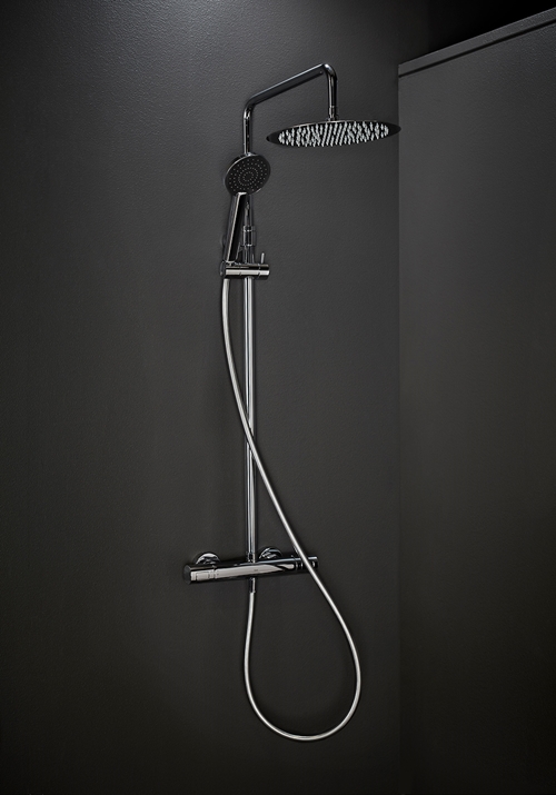 1381821 Крыша Душ Mix Slim Round 160Cc Хром С Ø250 M ... Hafa  Хромированный 