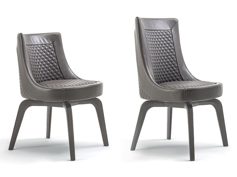 Кожаное кресло Vittoria Frigerio PERLA ARCH-00036555