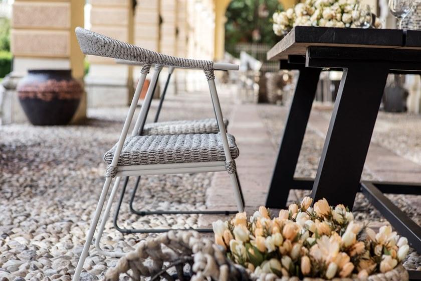 cbdesign Садовый стул из алюминия с подлокотниками Sofia N656n1 - Вид №14