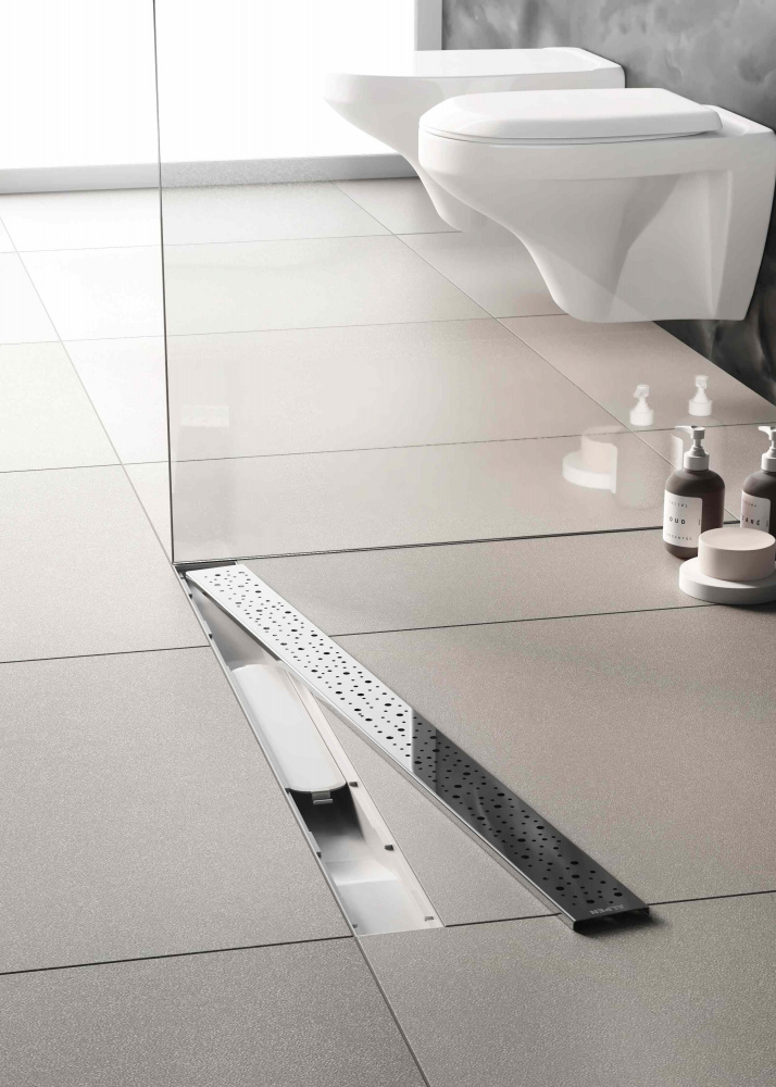 Водоотводящий желоб ALPEN Drops ALP-750DN с рамкой  - Вид №2