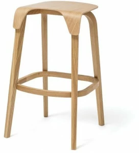 TON Высокий деревянный табурет Leaf