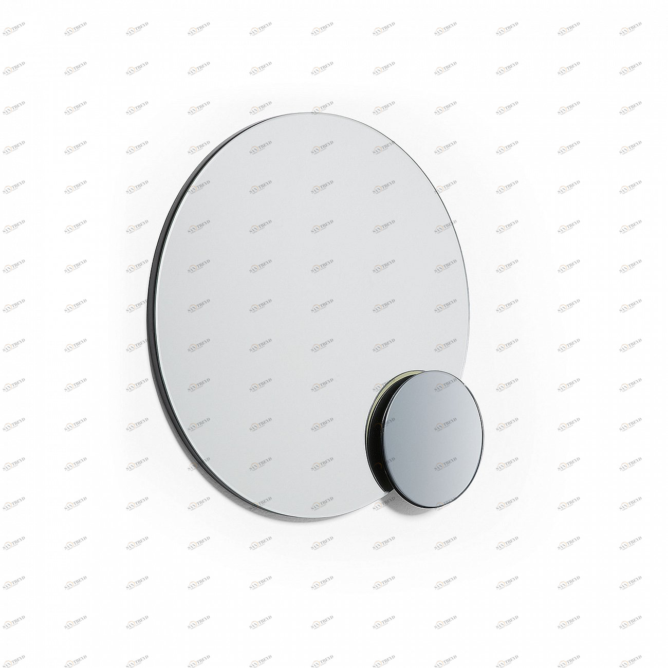 Зеркало круглое с дополнительным стеклом диаметр 38 см Medium Ommy от La Forma LA FORMA OMMY 321475 