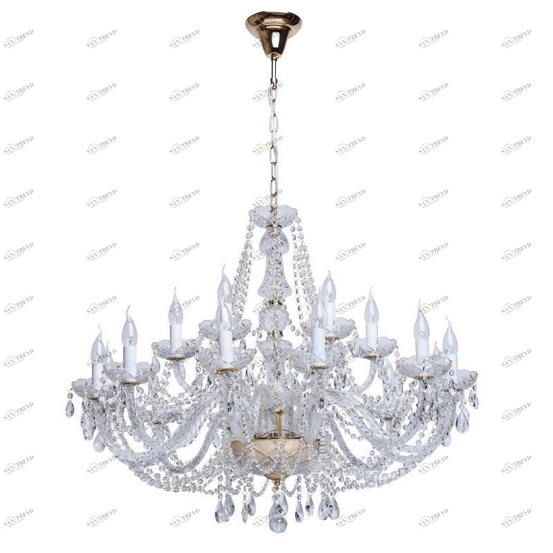 Подвесная люстра MW-Light Каролина 6 367012918 золото MW-LIGHT ДИЗАЙНЕРСКИЕ, КАРОЛИНА 188199 Золотой 