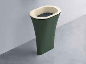 AMLA65-LN+AMPILO-BA+AMCOLO-MU Раковина Amedeo Ovale отдельностоящая cielo Enjoy + Amedeo