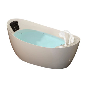 Овальная фарфоровая ванна с джакузи