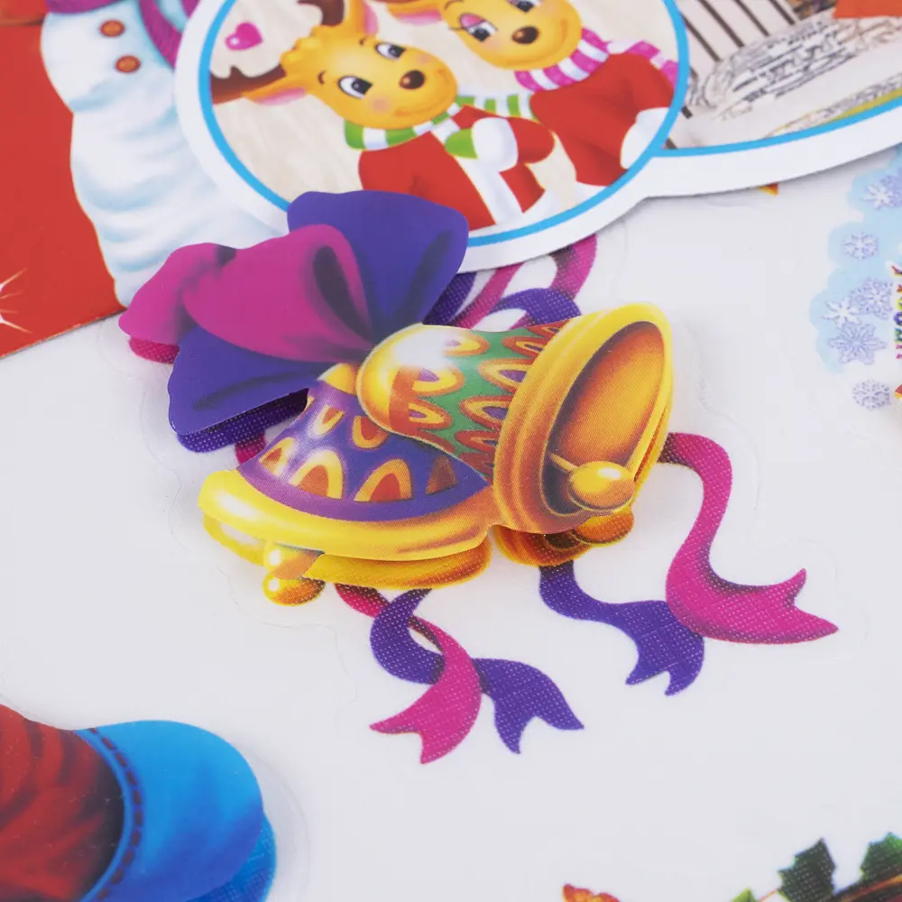 Наклейки 3D «Олени и Санта» Santreyd STLM-2046894 - Вид №1