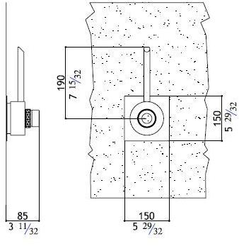 MGS Смеситель для душа из нержавеющей стали с ручным душем Contemporary sun-id-1387723 - Вид №4