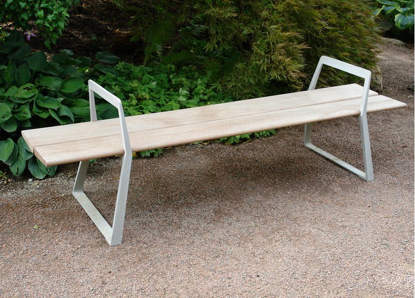 Nola Industrier Скамья из литого под давлением алюминия без спинки sun-id-1368778 - Вид №1